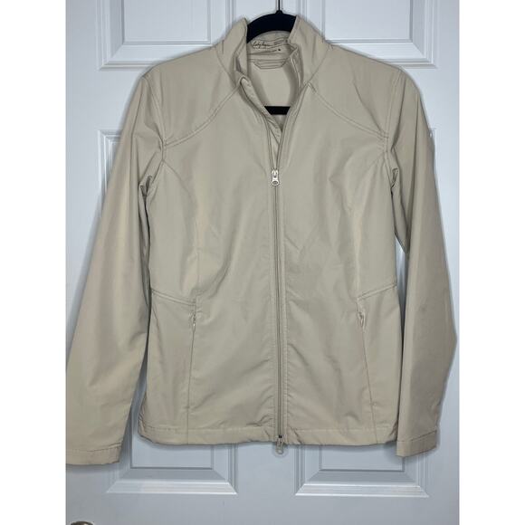 Lady Hagen Beige Full Zip Golf Jacket XS Sports Athleisure - Picture 1 of 6